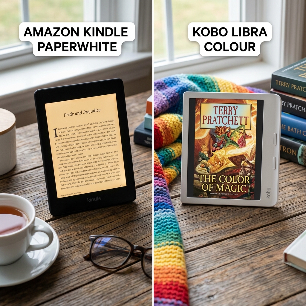 Kindle Paperwhite (2024) vs Kobo Libra Colour