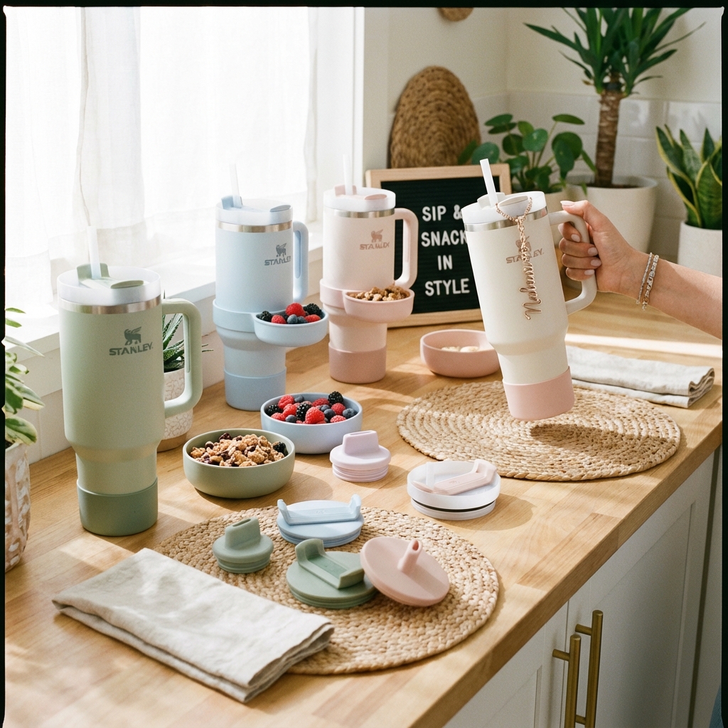 15 Must-Have Stanley Quencher Accessories & New 2025 Colors